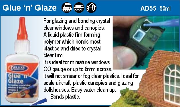 Deluxe Materials Glue 'n' Glaze: Wood, Metal, Plastic, DLMAD55
