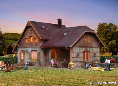 H0 Farm with shed 