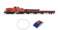 Analogue Starter Set: Diesel locomotive class 290 and freight train, DB AG